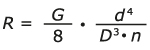 Trykfjedre - fjederkonstant formel 