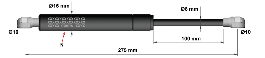 Model 1 dimensioner 1b