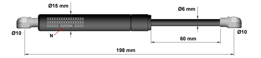 Model 1 dimensioner