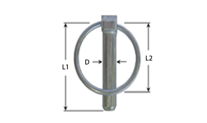 Teknisk tegning - Traktorsplitter - El-galvaniserede