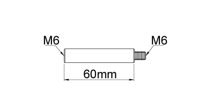 Technical drawing - Endfitting - Extension