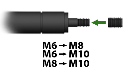 Technical drawing - Endfitting - Thread adapter Technical drawing - Endfitting - Thread adapter